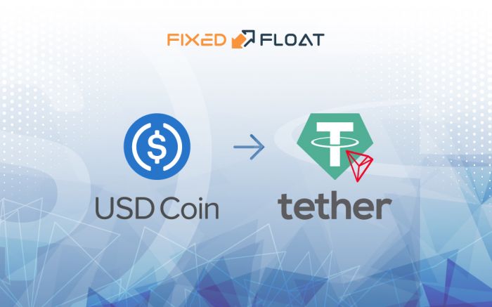 Exchange USD Coin to USDT (TRC-20)