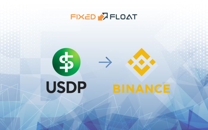 Exchange USDP to Binance Coin