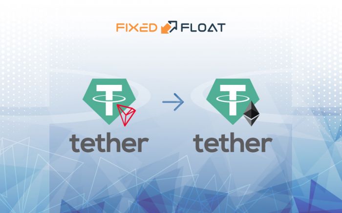 Tauschen Sie USDT (TRC-20) gegen USDT (ERC-20)