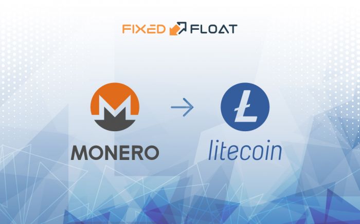 Umtausch von Monero gegen Litecoin